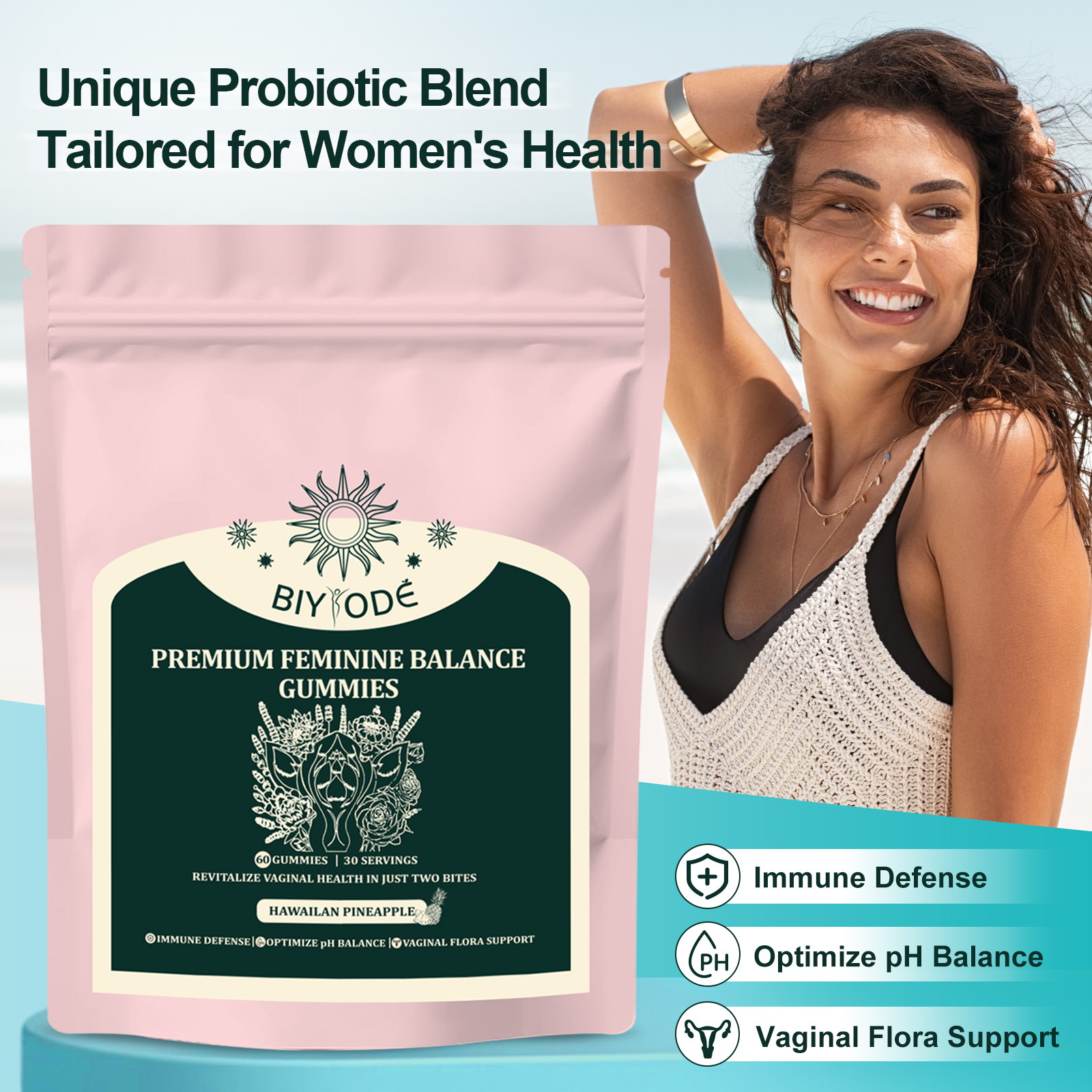 Health Wellness Gummies - 2 BAG Premium Feminine Balance Gummies
