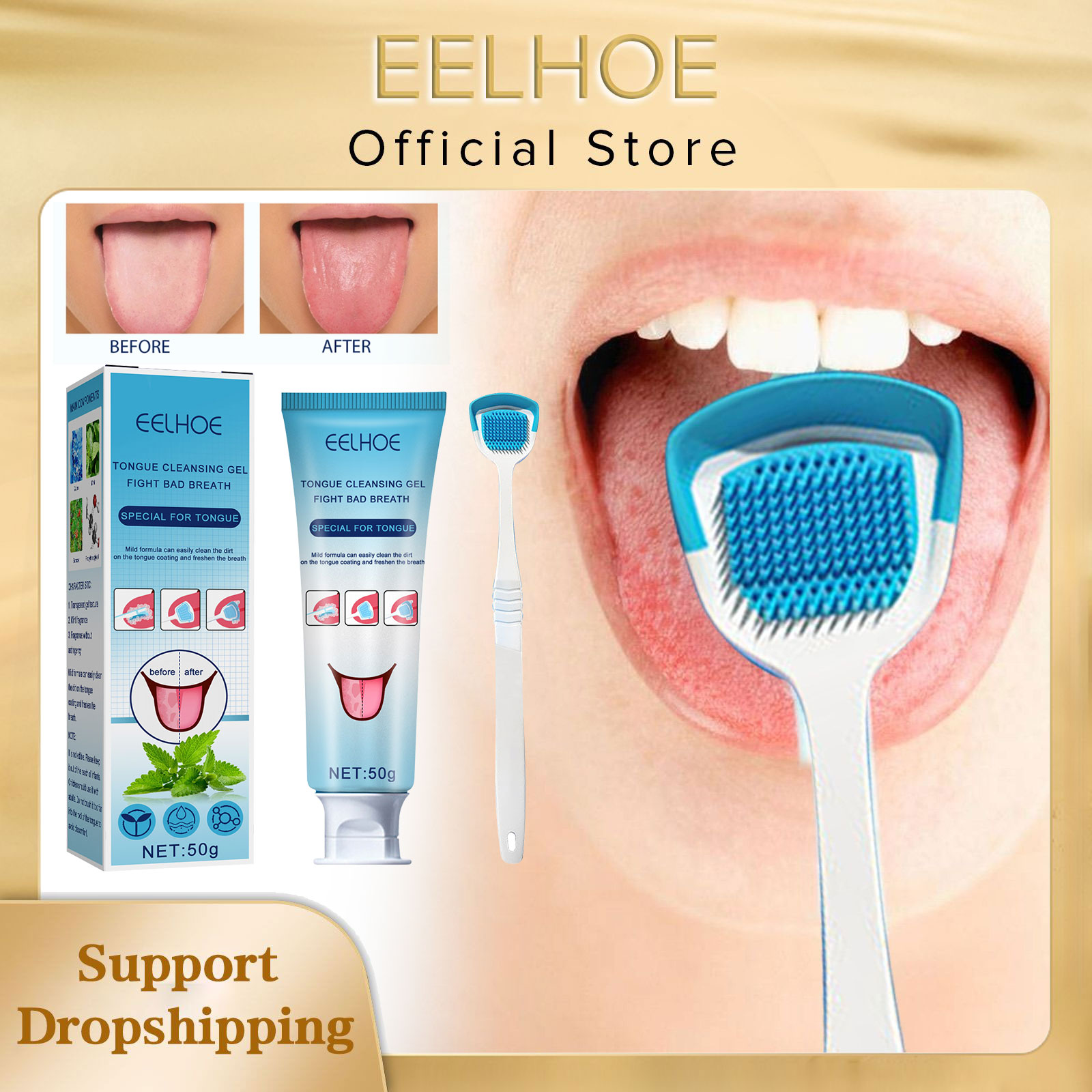 Health & Wellness Expo - Win Tongue Cleaning Gel with Brush