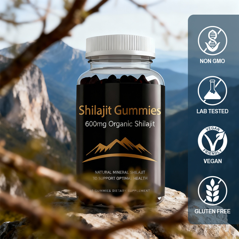 Health Wellness Gummies - Organic Himalayan Shilajit Gummies 600mg -