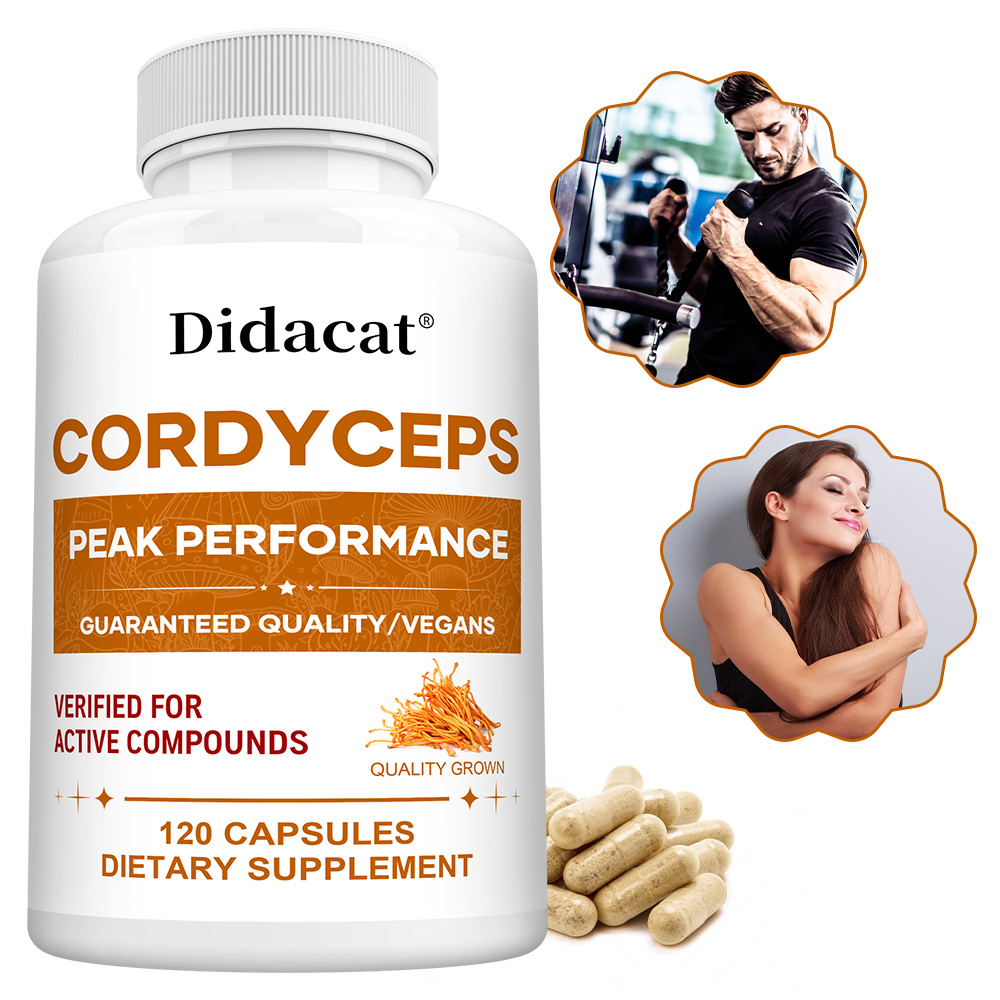 Health Wellness & Nutrition Center Llc - Cordyceps Mushroom Capsules 1000mg, Natural Wellness