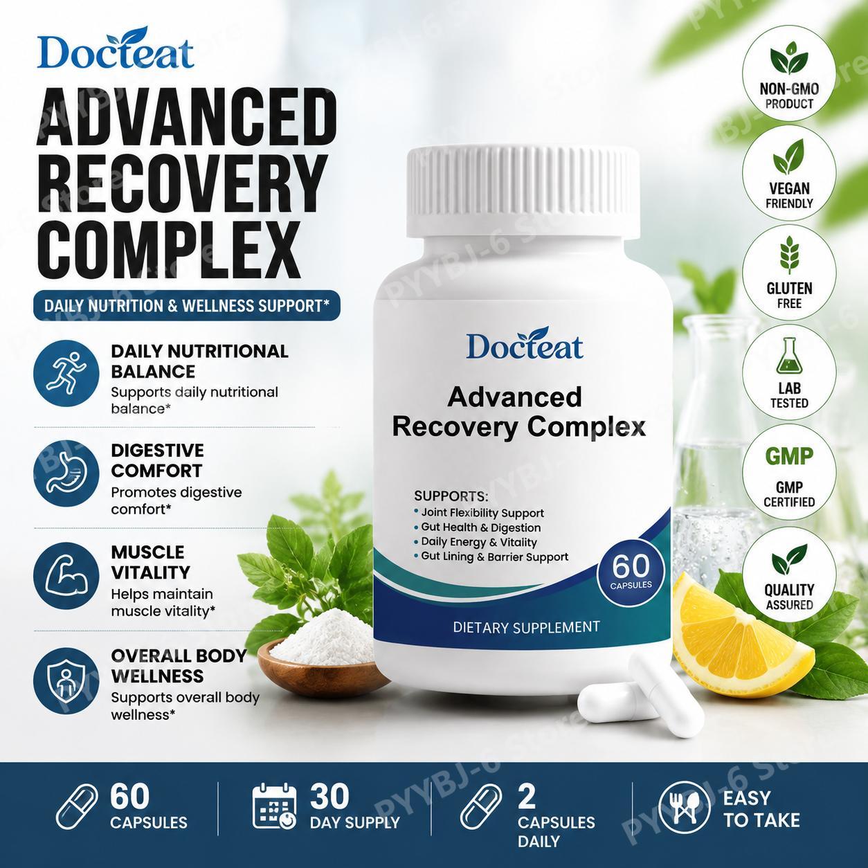Advanced Recovery Complex 60 C - Health Wellness & Nutrition Center Llc recensione e prezzo