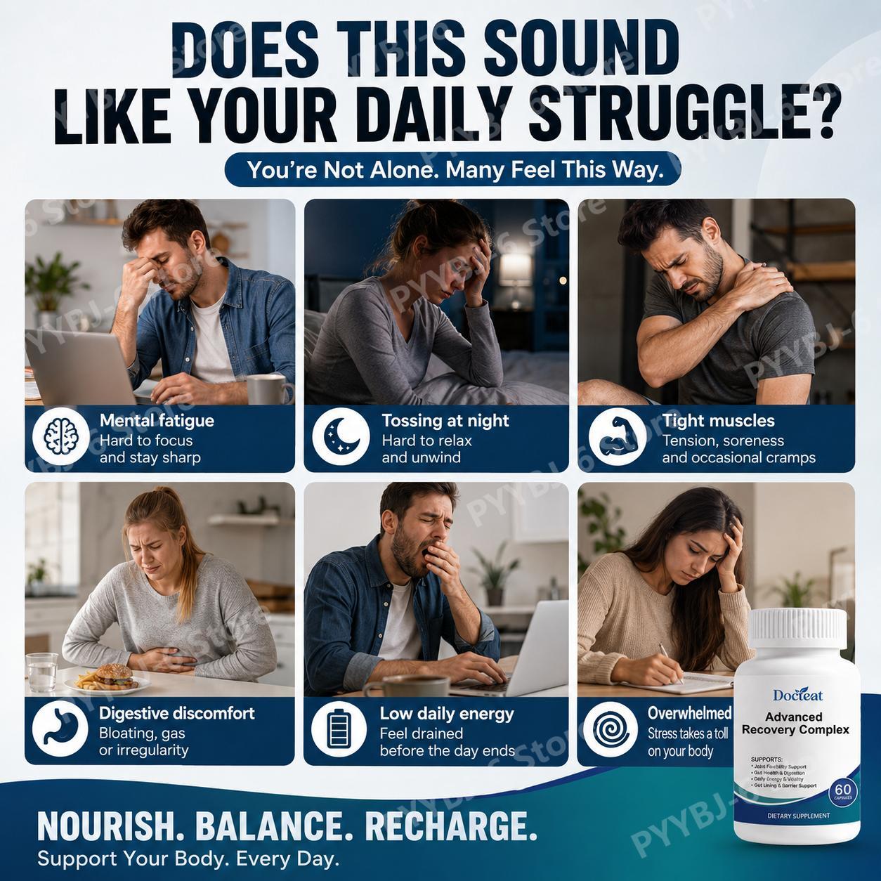 Advanced Recovery Complex 60 C - Health Wellness & Nutrition Center Llc recensione e prezzo