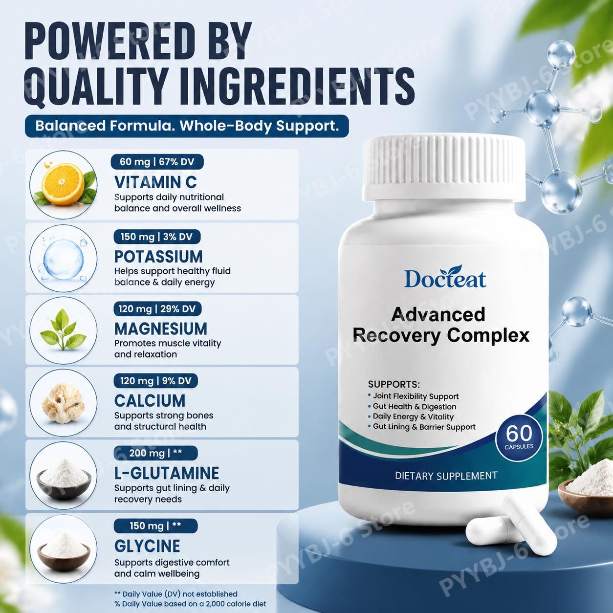 Advanced Recovery Complex 60 C - Health Wellness & Nutrition Center Llc recensione e prezzo