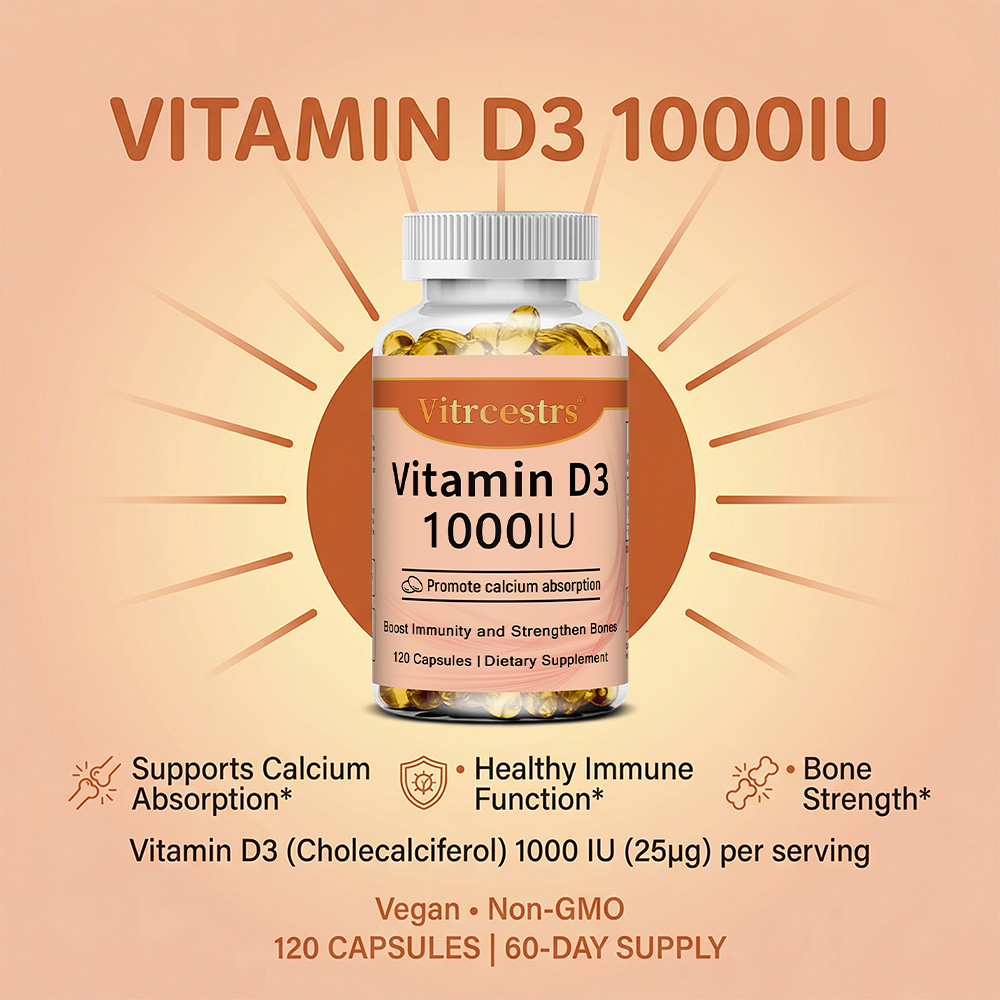 Vitamin D3 1000 IU Capsules, S - Health Wellness & Nutrition Center Llc recensione e prezzo