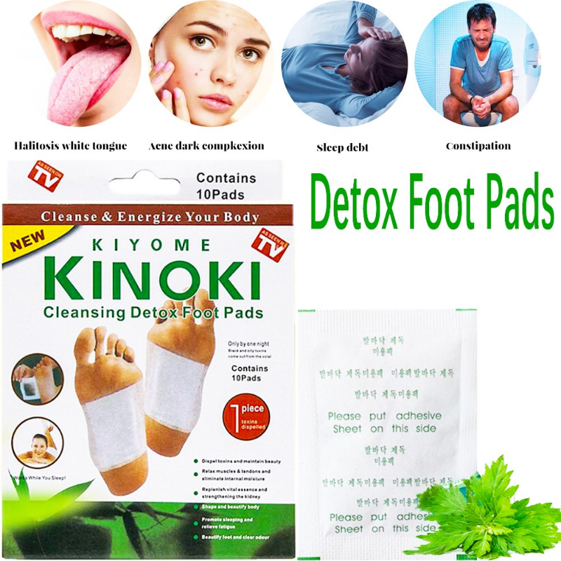 Korea Kinoki Natural Herbal De - Detox Foot Patch recensione e prezzo