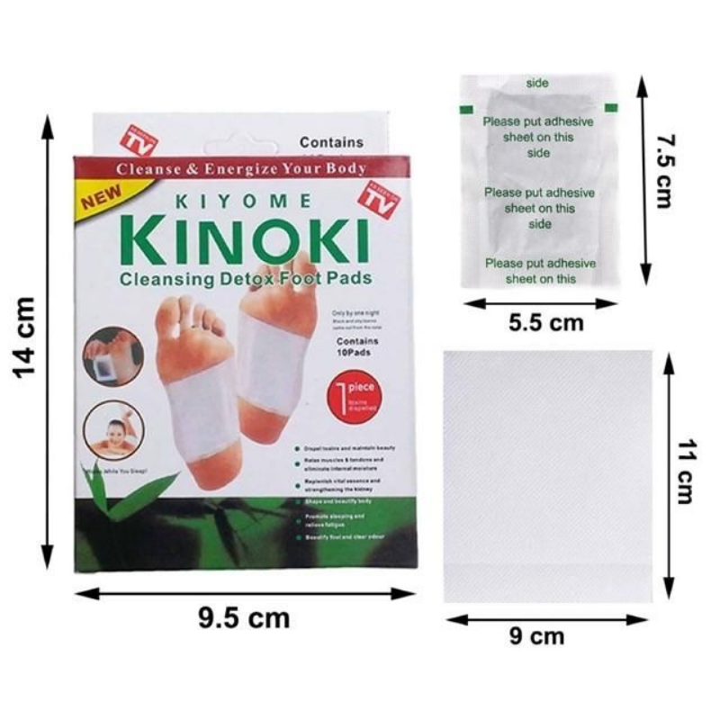 Korea Kinoki Natural Herbal De - Detox Foot Patch recensione e prezzo