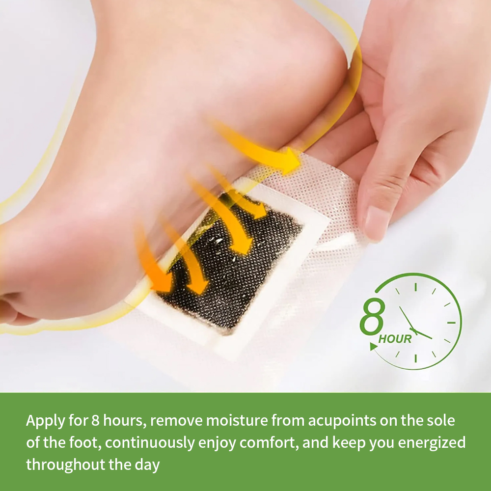 100PCS Natural Detox Foot Bamb - Detox Foot Patch recensione e prezzo