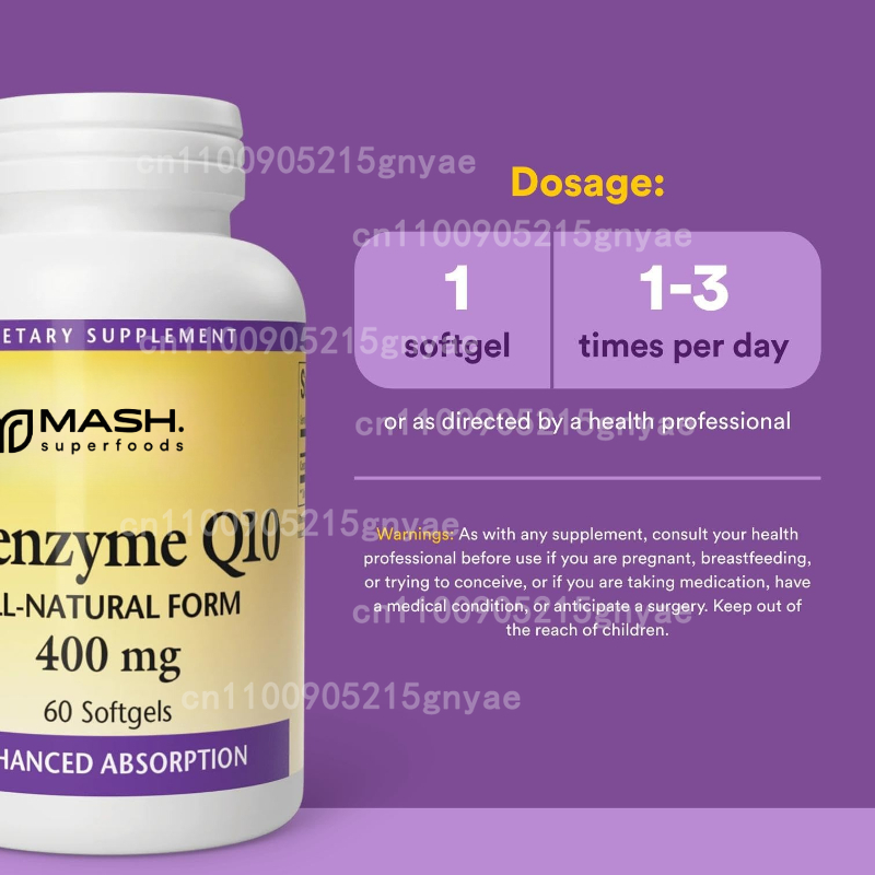 120PCS Coenzyme Q10 Capsules P - Health Wellness Food recensione e prezzo