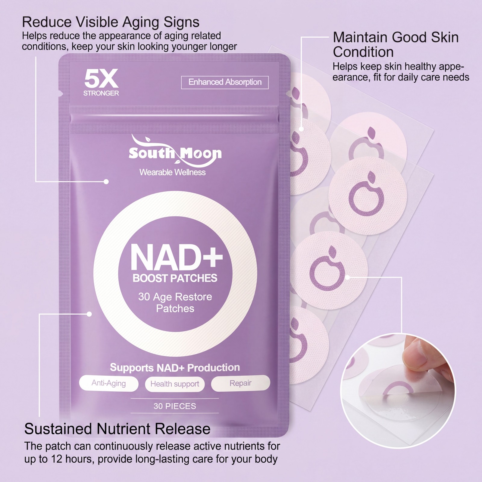 60/120pcs Body Care Patch Mois - Health Wellness & Nutrition Center Llc recensione e prezzo