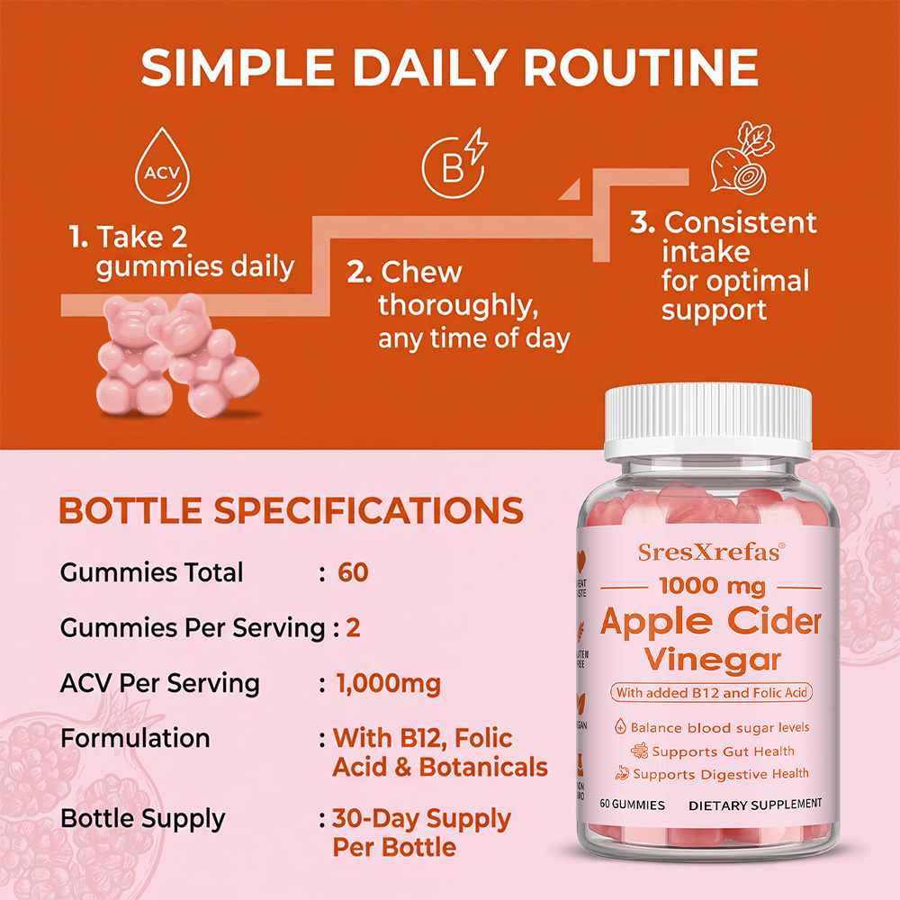 Apple Cider Vinegar Gummies wi - Health Wellness Gummies recensione e prezzo