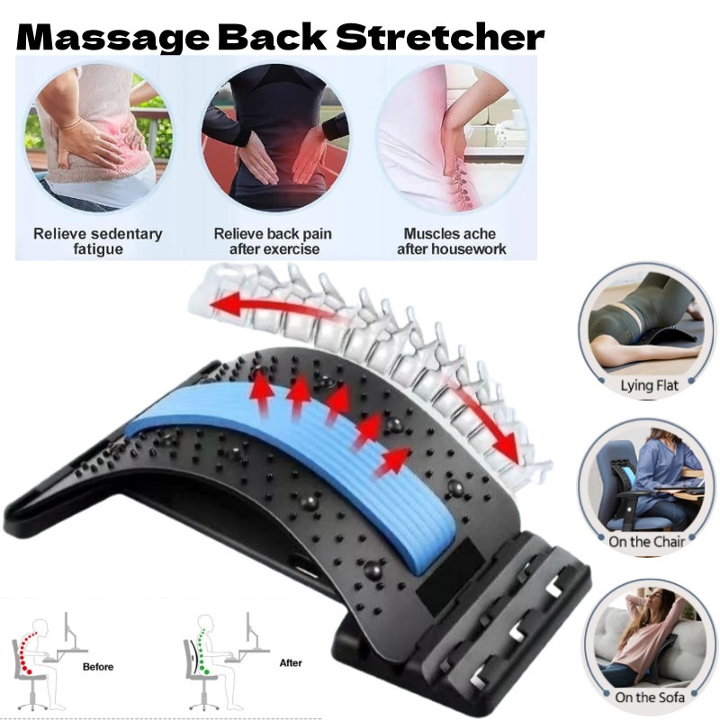 Back Massage Muscle Relaxation - Back Stretcher Lumbar recensione e prezzo