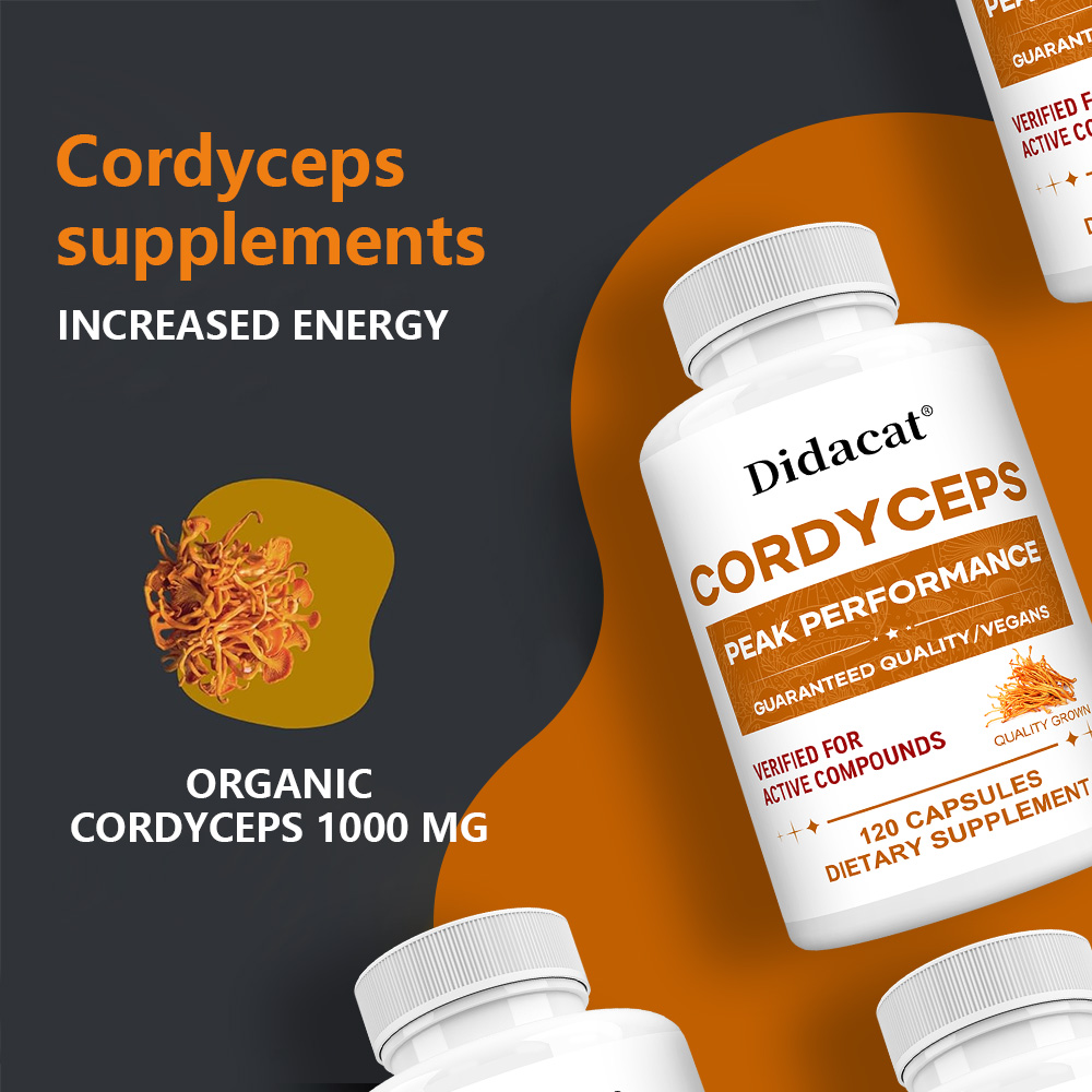 Cordyceps Mushroom Capsules 10 - Health Wellness & Nutrition Center Llc recensione e prezzo