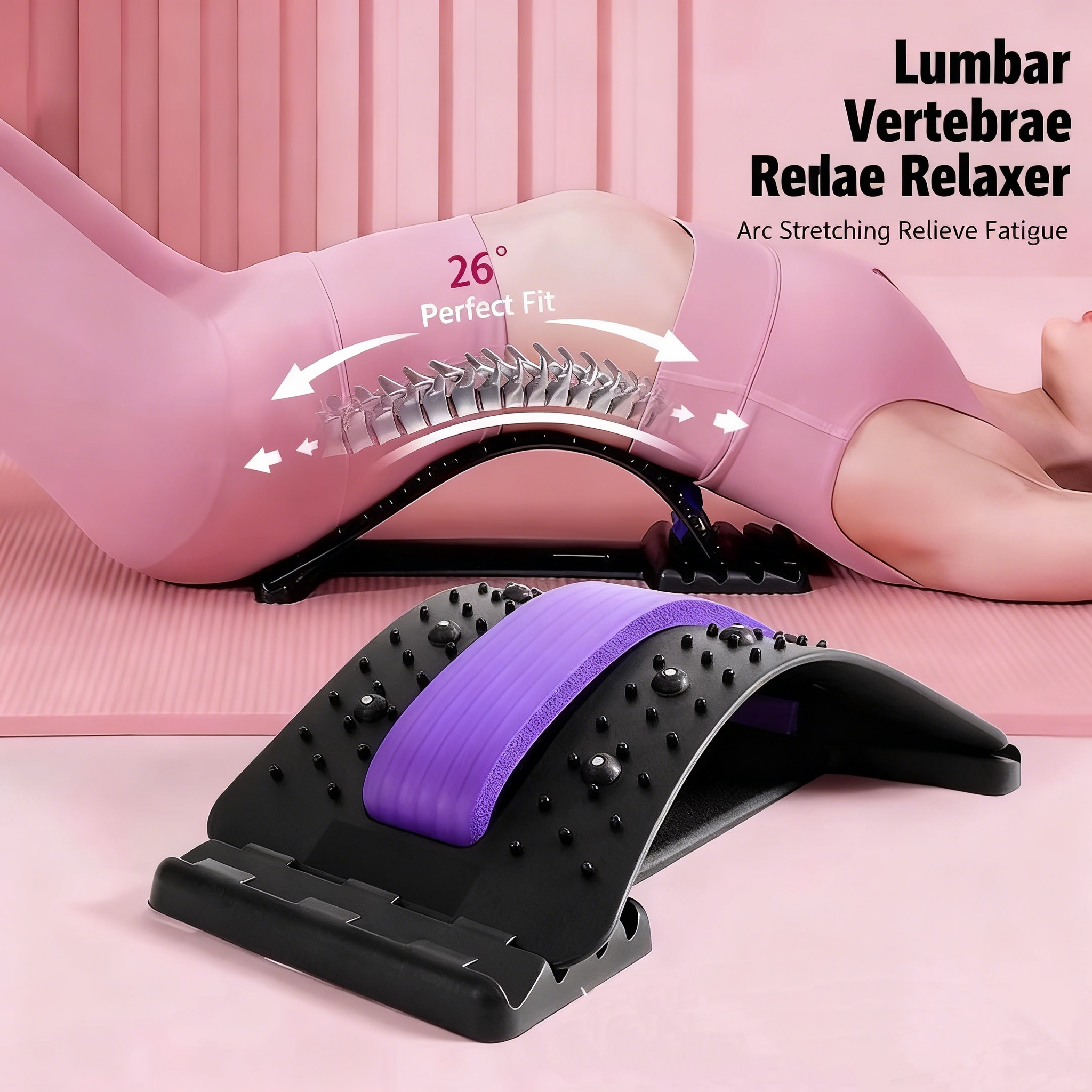 Lumbar Support Back Massager V - Back Stretcher Lumbar recensione e prezzo