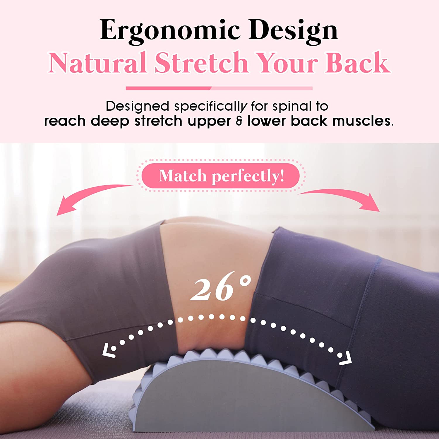 Lower Back Pain Relief Treatme - Back Stretcher Lumbar recensione e prezzo