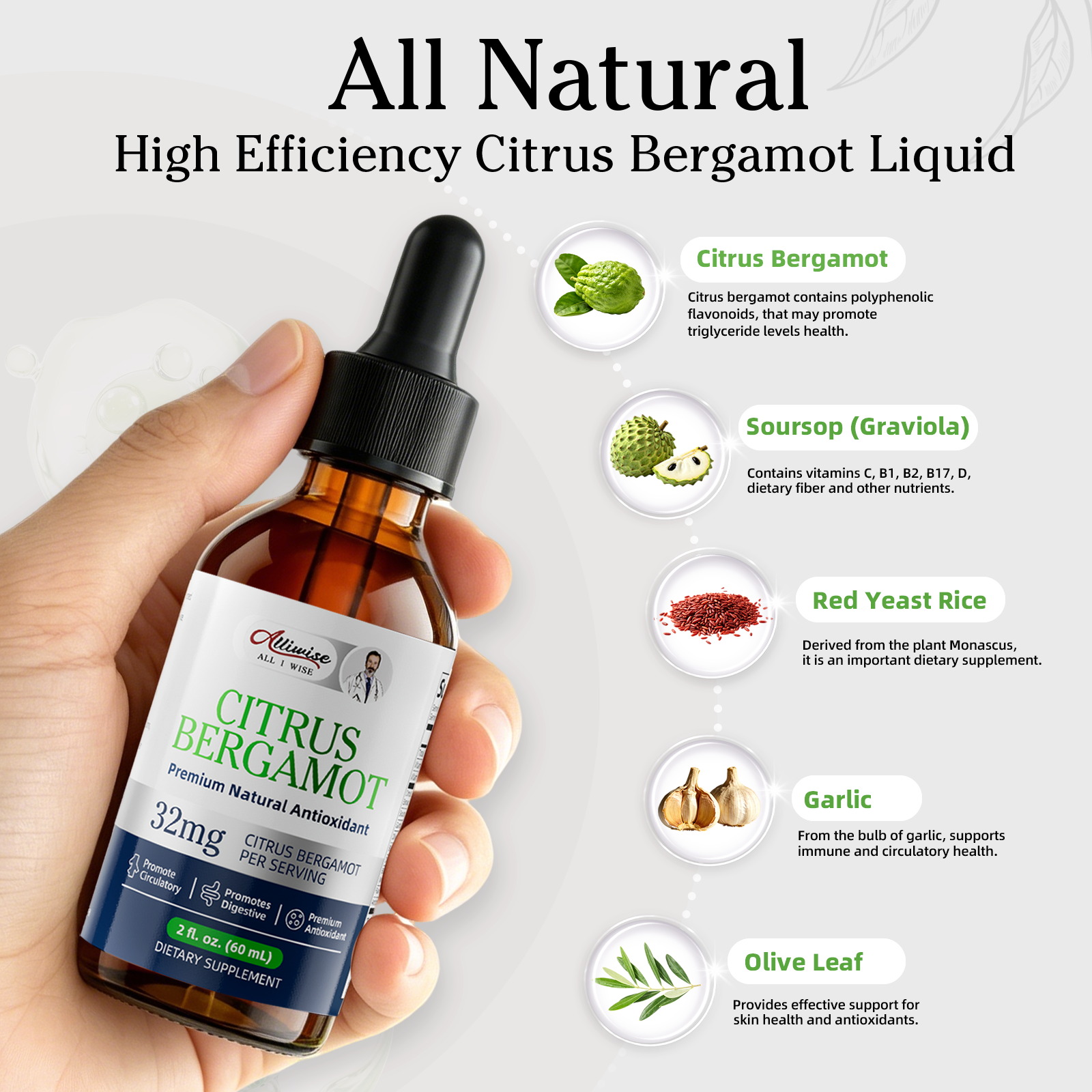 Premium Citrus Bergamout  Drop - Health Wellness & Nutrition Center Llc recensione e prezzo